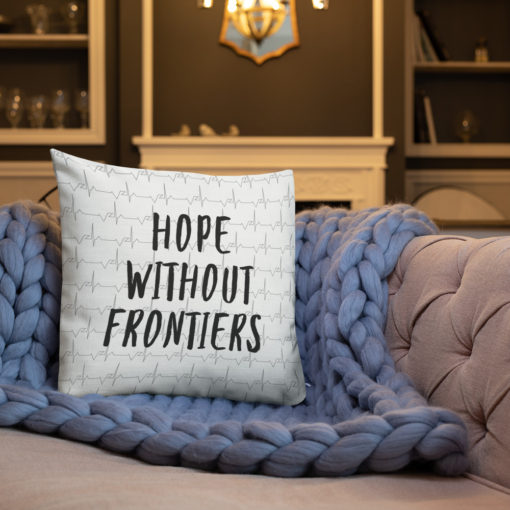 #IAmHopeWithoutFrontiers Premium Pillow - Image 2